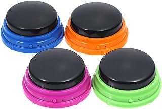 Irishom Dog Buttons for Communication, Recordable Talking Button, Voice Recording Sound Button for Dog Toy Answering Buttons