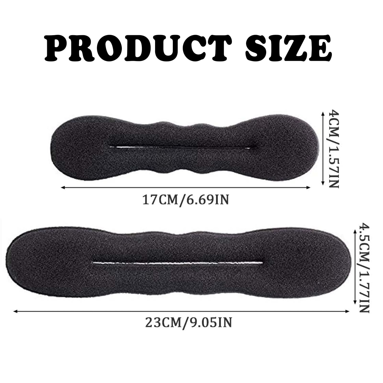 Zestaw 4 Magic Bun Klips do włosów, Kok Łatwy do Włosów Pączek do koka Elastyczne i wielokrotnego użytku dla koka baletowego