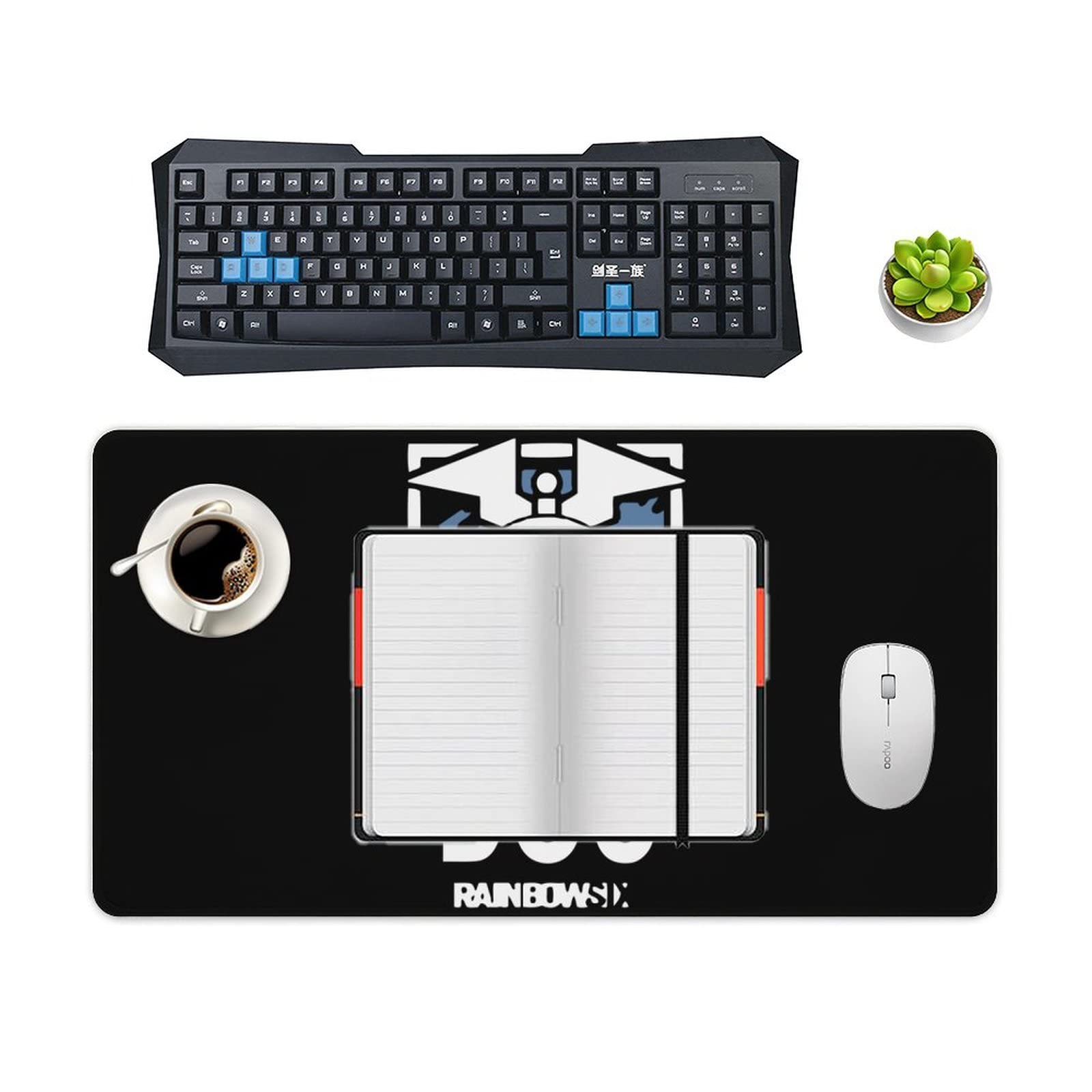 Amazon.co.jp：レインボーシックス シージ デスクマット マウスパッド 