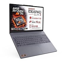 Lenovo, pc portatile Notebook, Ryzen 7 170,8 Core, Ram DDR5 16Gb, Display IPS 15,3″ WUXGA FHD+, SSD Pci Nvme da 512Gb, Wi-Fi 6, Bt, USB Type-C, Tastiera QWERTY retroilluminata, Pronto all’Uso