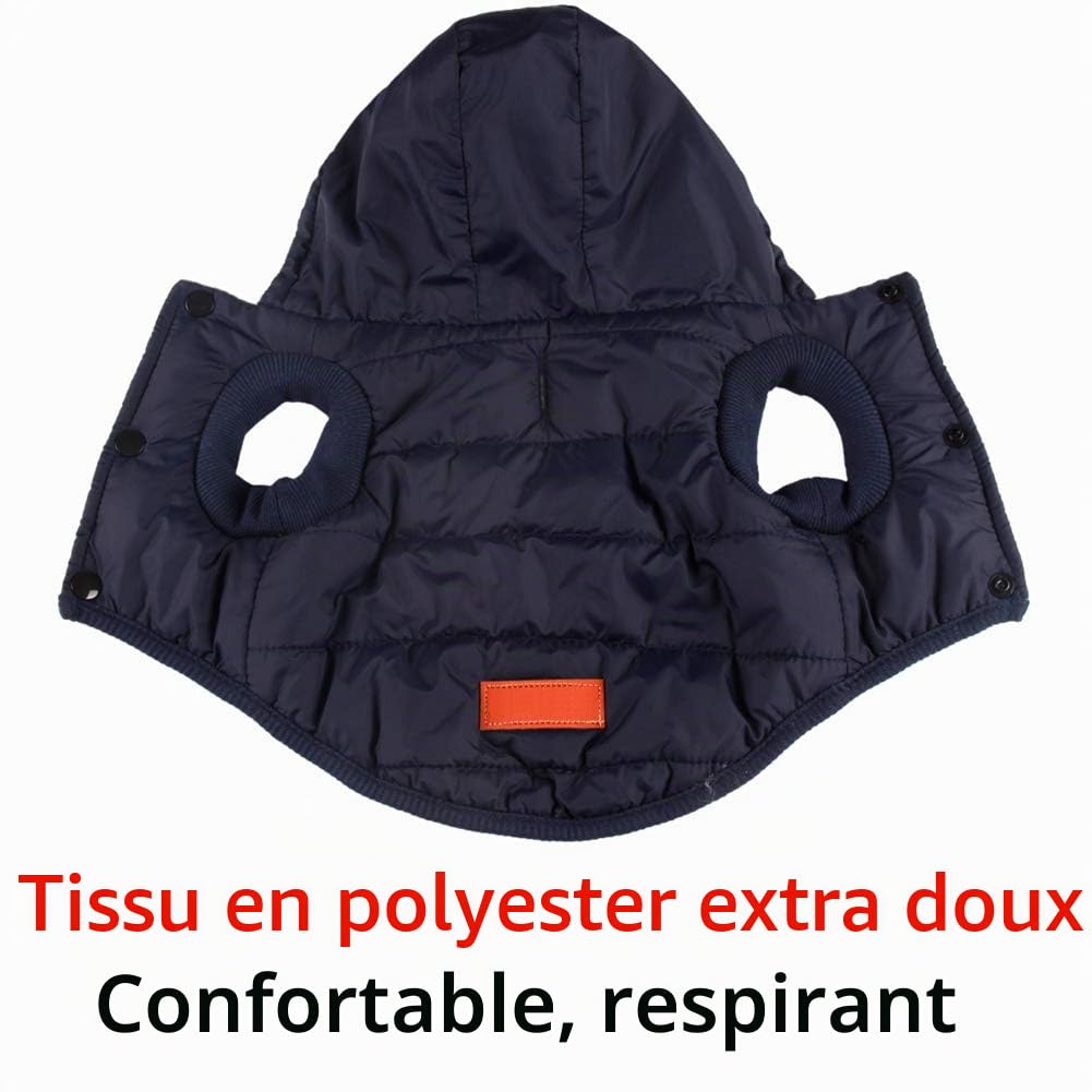 JoyDaog Sweat à capuche en polaire et coton pour chien