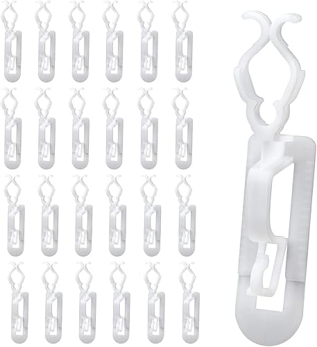 Clips universales para luces de Navidad, 200 unidades todo en uno, clips de canalón, clips multiusos inastillables para C7E12, C9E17, mini cadena de