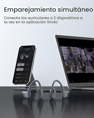 Miniatura 9 de SHOKZ OpenSwim Pro - Auriculares deportivos de conducción ósea Bluetooth y MP3 de oreja abierta, auriculares de natación, IP68 impermeables, color