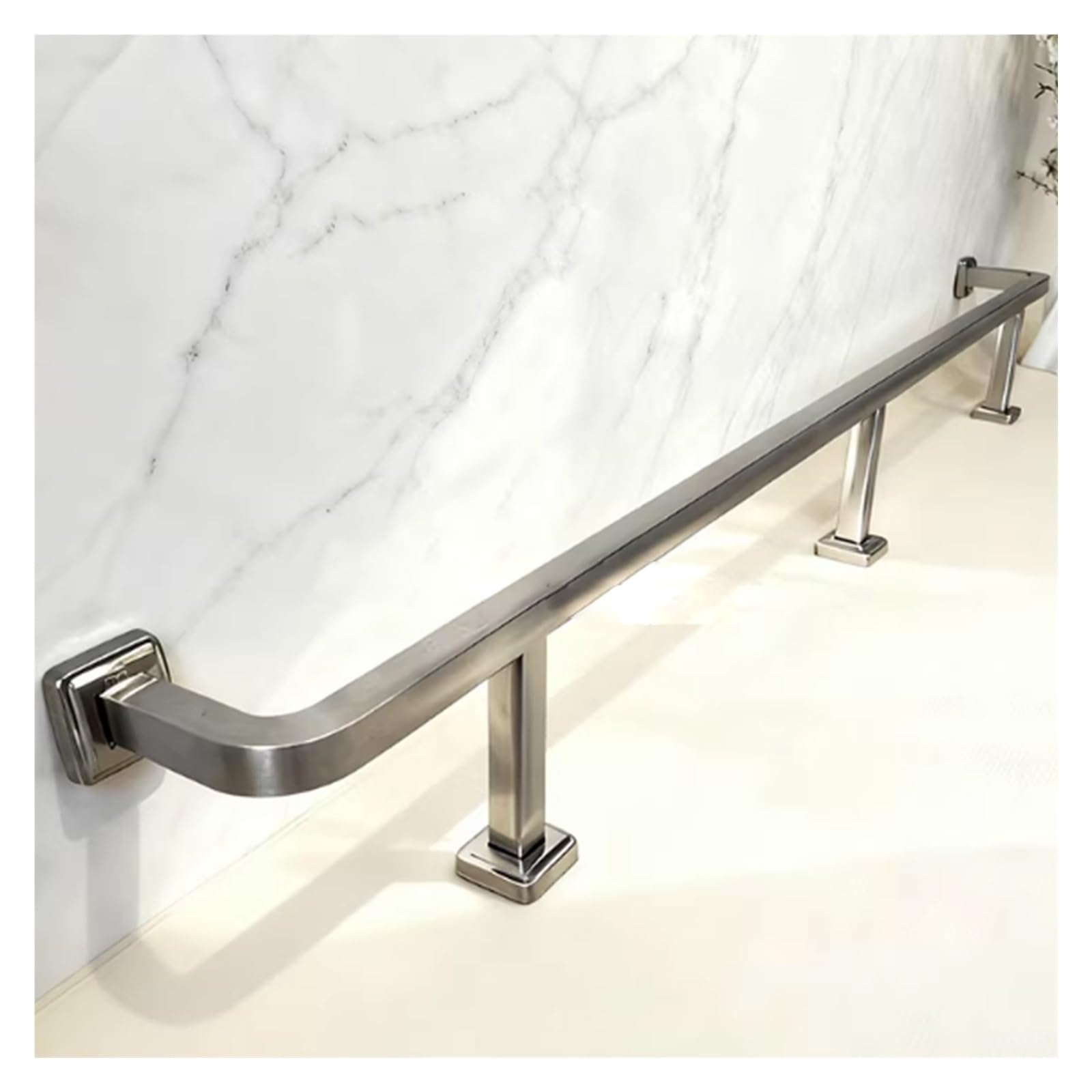 Repose-pieds de bar en acier inoxydable kit dura pour agencement de restaurant