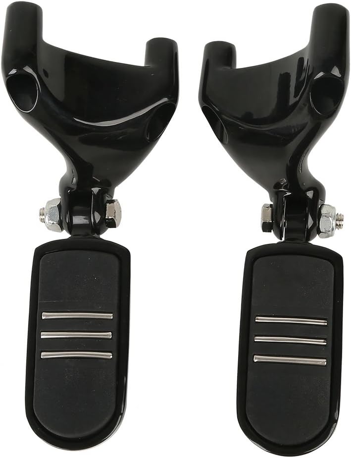 TCT-MT Black Rear Passenger Foot Pegs Mount Fit For 2004-2013 Harley Sportster XL 883 XL 1200 2005 2006 2007 08 09 10 2011 2012