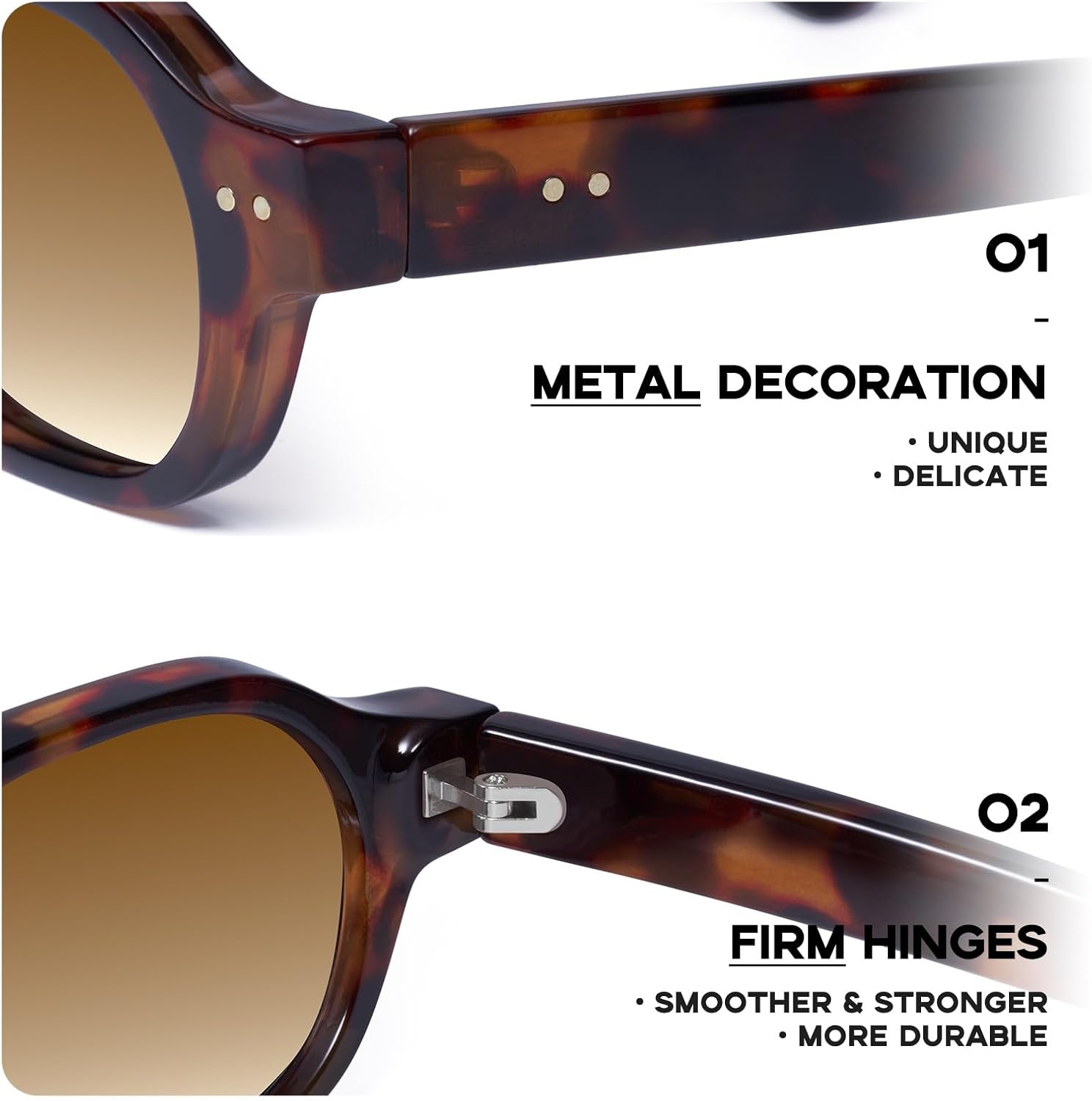 mosanana Retro Hexagon Sunglasses for Women Trendy Rectangle 2026 Sunnies MS52595 - Image 5