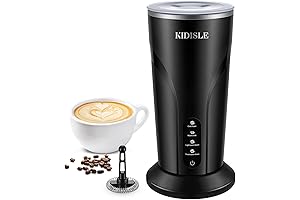 Automatic 4-in-1 Milk Frother and Steamer with Keep Warm Function