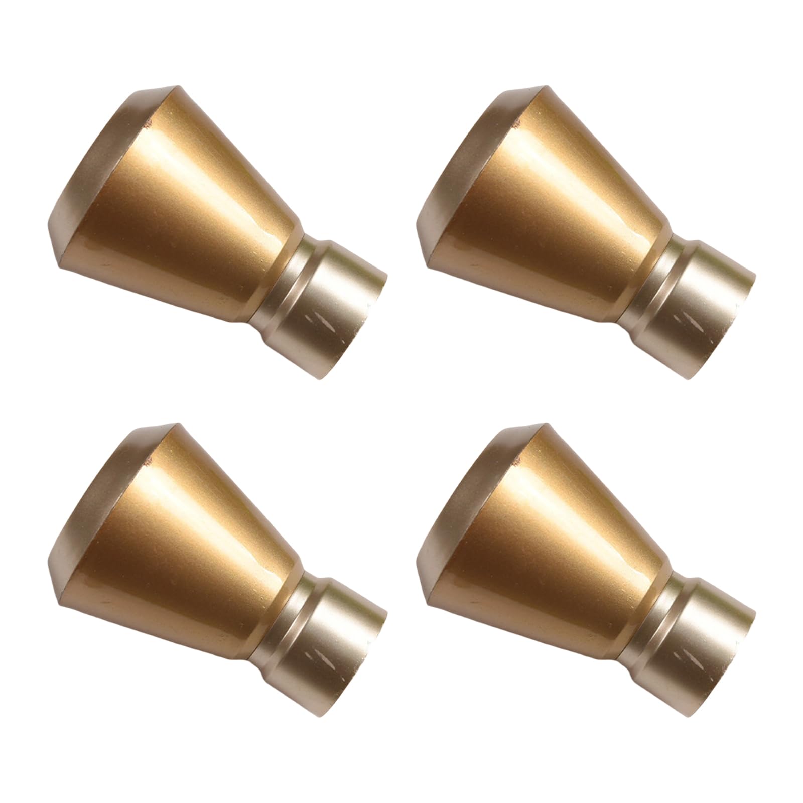 Msioytog D 4Pcs Versatile Curtain Ro Finials Ecorative Curtain Finials With Unique Esigns For Home & Business Environment Easy Installs Caps