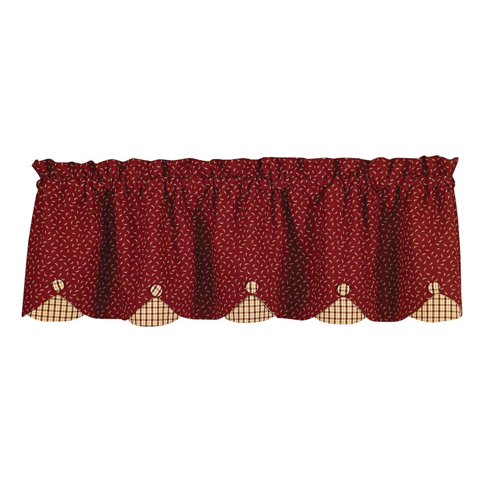 Red Country Kitchen Curtains Curtains & Drapes 2023