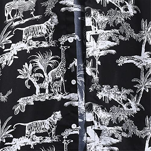 Camicia Hawaiana a Maniche Corte Camicia da Uomo