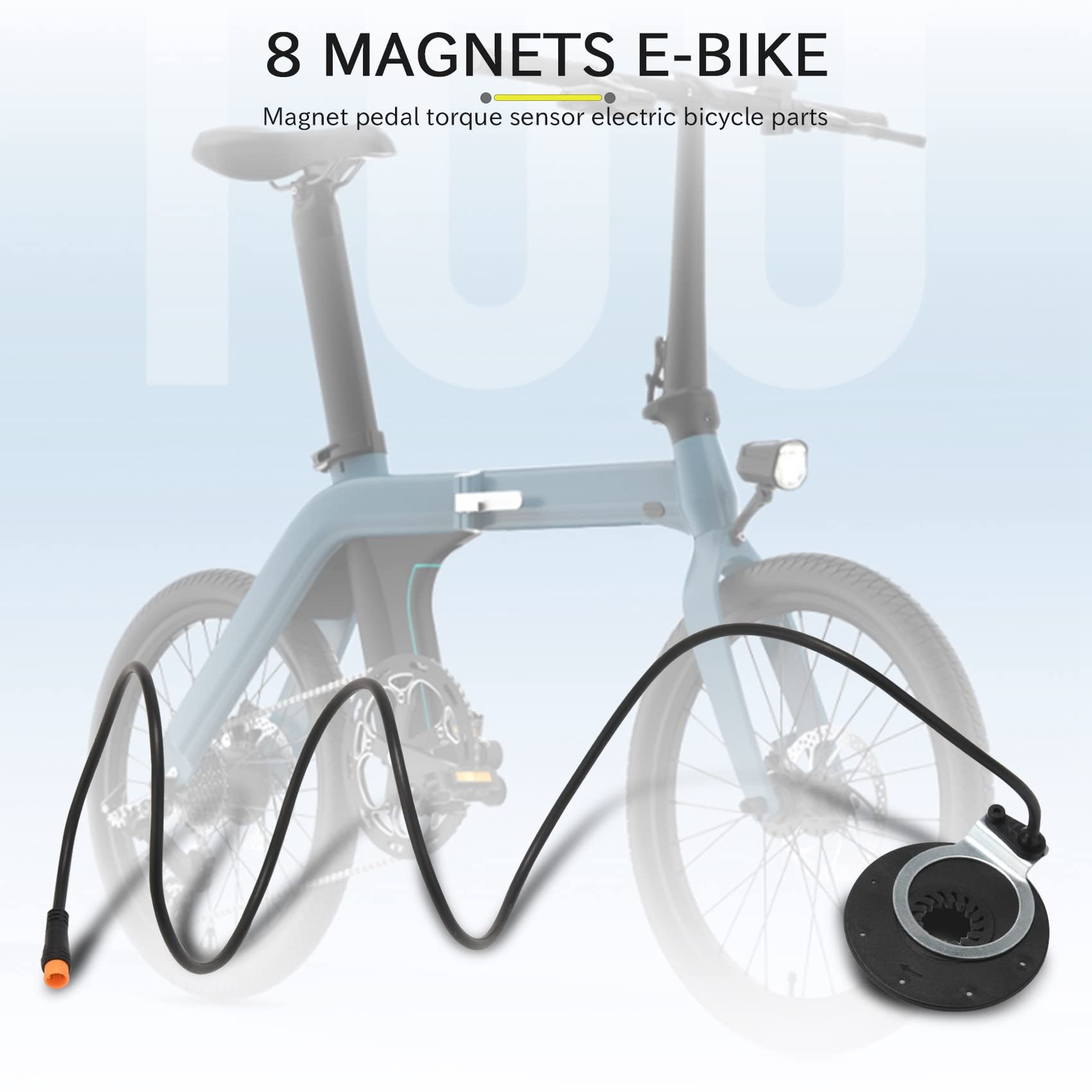 Swiixxer E-Bike Bz-4 (8) Pas Kt 8 Magnete Pedal Drehmoment Sensor Ebike Teile Wasserdichter Anschluss für Fahrräder Sport & Freizeit