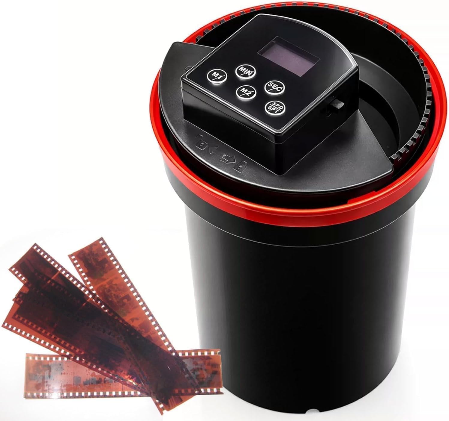 Kit per lo sviluppo di pellicole automatiche, 2 m e 3 velocità, accessorio per camera oscura per la lavorazione di pellicole in bianco e nero, strumento essenziale per gli appassionati di fotografia