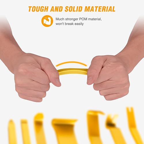 Vista 38 de GOOACC GRC-90 - Juego de 8 herramientas de eliminación de arañazos de ajuste automático, panel de tablero de audio para automóvil, kit de Azul