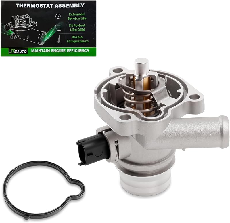 Carcaça da válvula termostática JTSAUTO em alumínio para Cruze, Sonic, Encore e Trax 1.4L