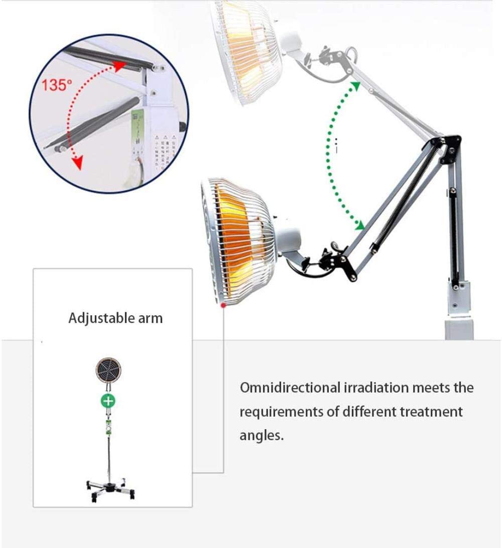 TDP lontano infrarosso lampada di calore, di agopuntura di terapia della luce, staccabile capo Floormassage lampada di riscaldamento per la Famiglia Bellezza, collo, schiena Artrite