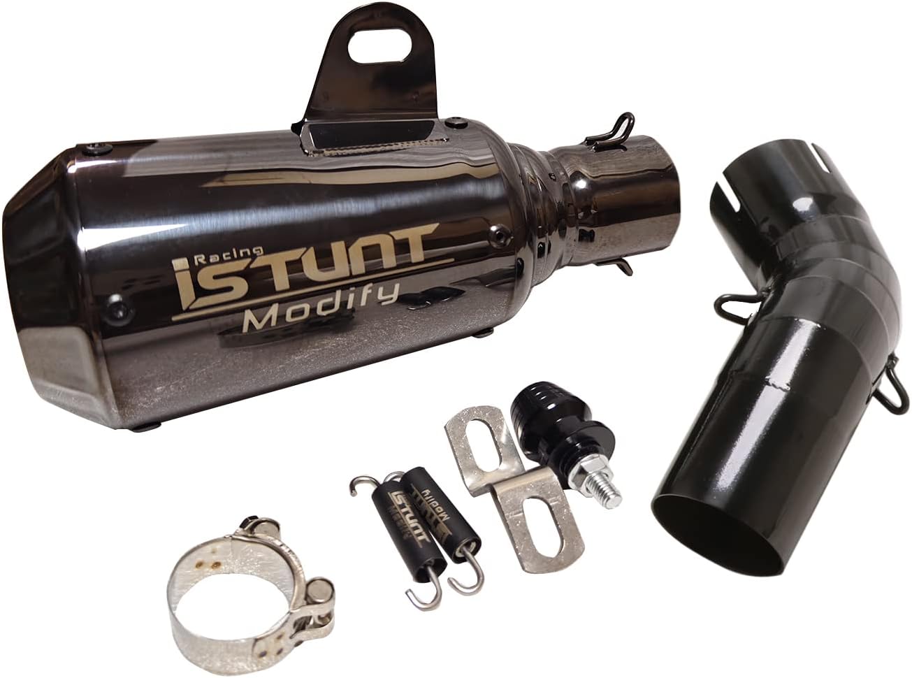 ISTUNT Motorcycle Slip On Exhaust Pipe Muffler For KAWASAKI