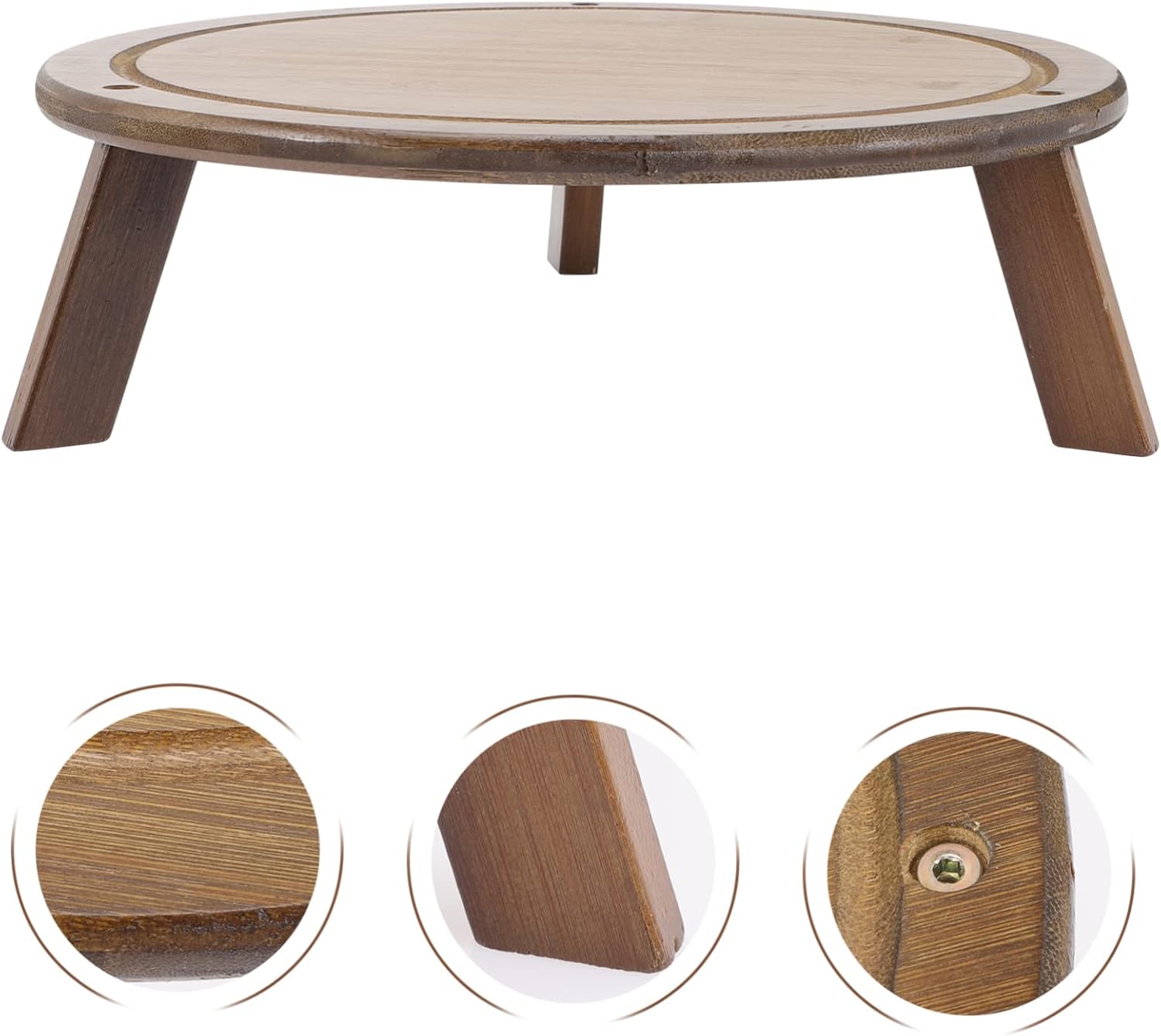 Bamboo Plant Stand for Multiple Flower Pots Sturdy and Durable Indoor and Outdoor Holder Versatile Design for Home Balcony Office and Garden Decor