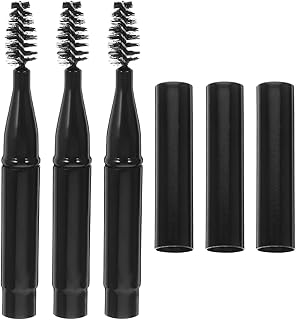 Didiseaon 3pcs Black Mini Eyebrow Brush and L...