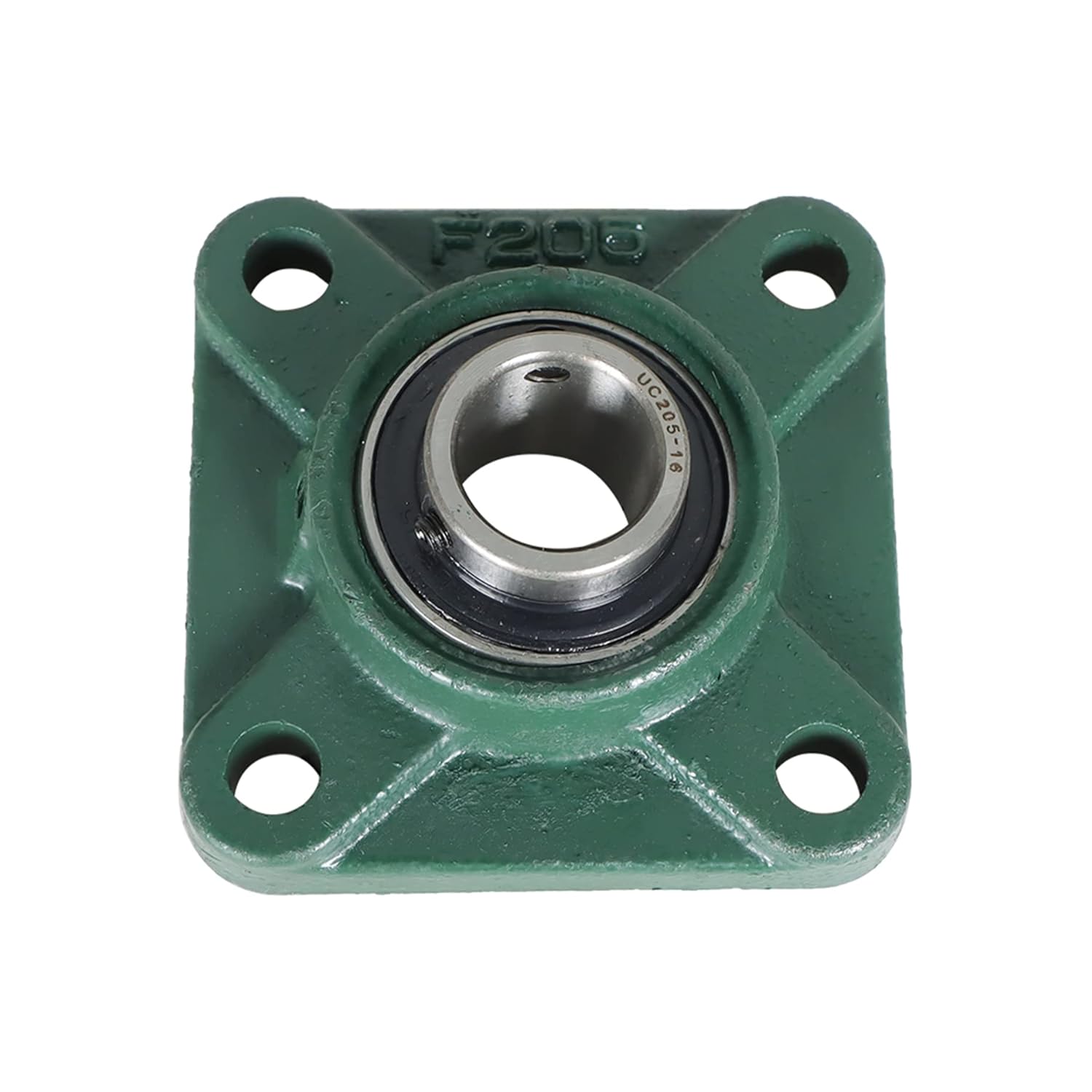 10Pcs UCF205-16 Pillow Block Bearings 1 Inch Bore Square Flange Mounted Pillow Block Bearing 4 Bolt, Self Alignment