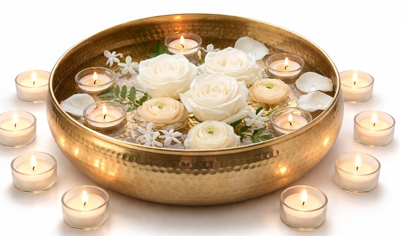 Cadeaux parfaits bol doré décoratif pour mariage et fête de Diwali