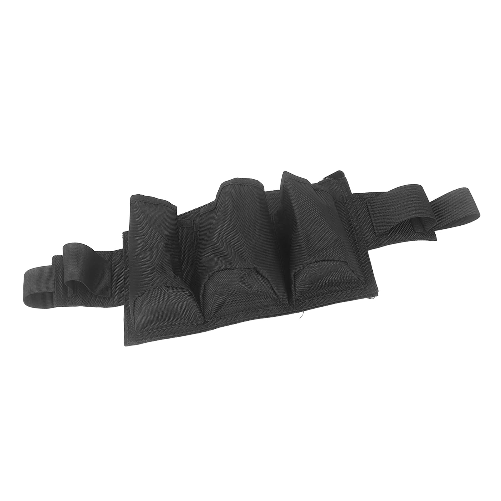 Delantal de Limpieza con Bolsa, Cinturón Ajustable de Tela Oxford, Organización y Almacenamiento para Herramientas (Negro)