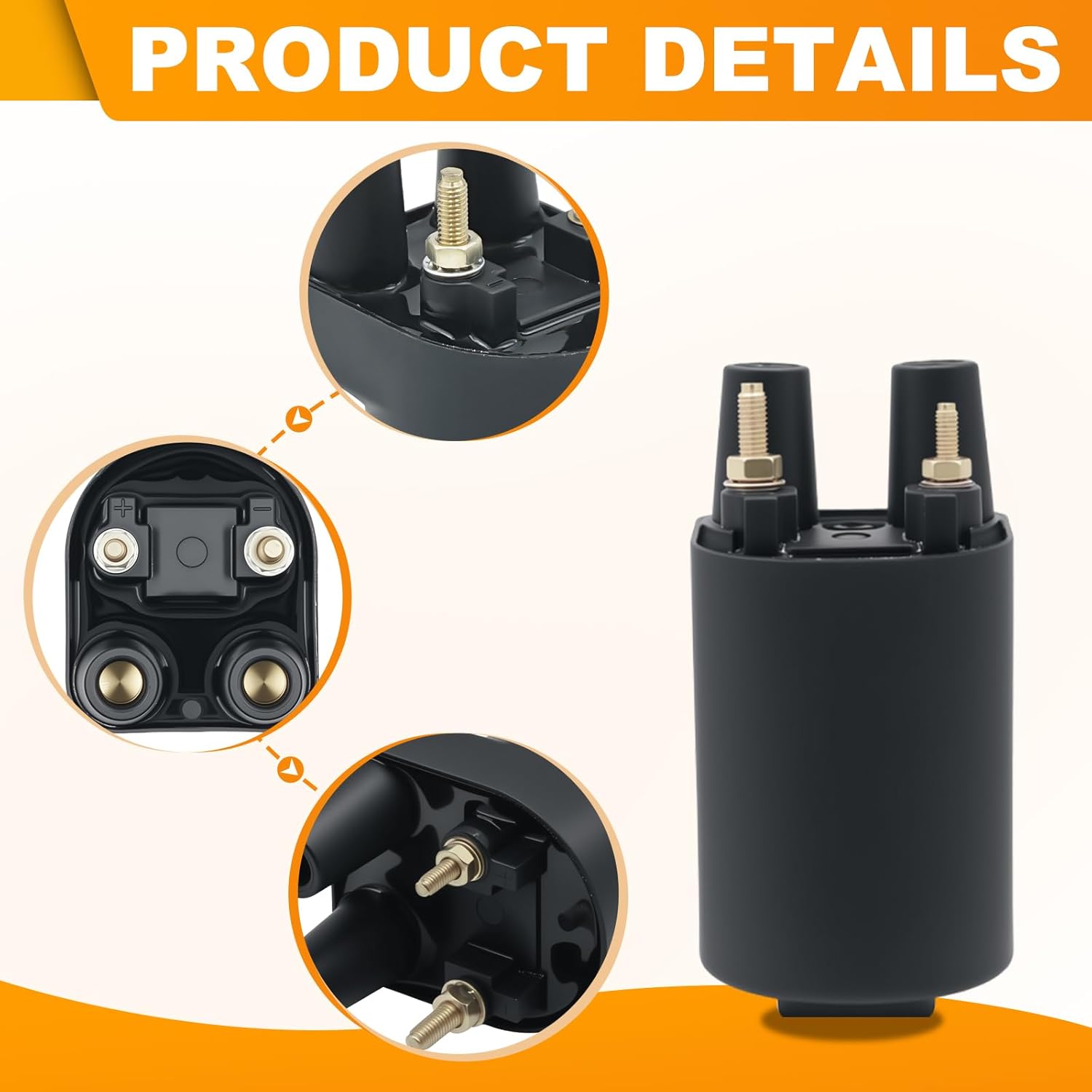 166-0820 Ignition Coil for Onan 166-0648 166-0772 166-0804 541-0522 Engine He166-0761 He541-0522 Generator, Fits Onan Points Models BF B43 B48 NHC CCK