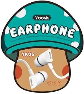 سماعات رأس ستيريو عصرية مع ميكروفون مريحة عند ارتدائها لفترة طويلة من يوكي YK-06- اسود، سلكي