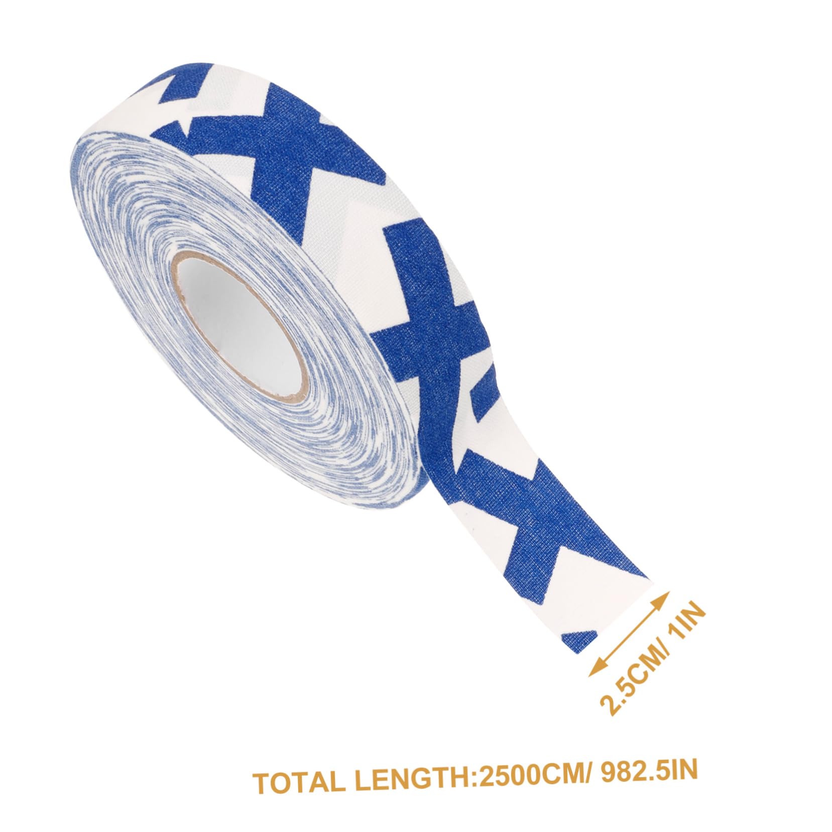 HANABASS Sports Tape Hockey Hockey Tape Patterned Hockey Non Tape 2.5cm Width x 25m Length Easy to Cut