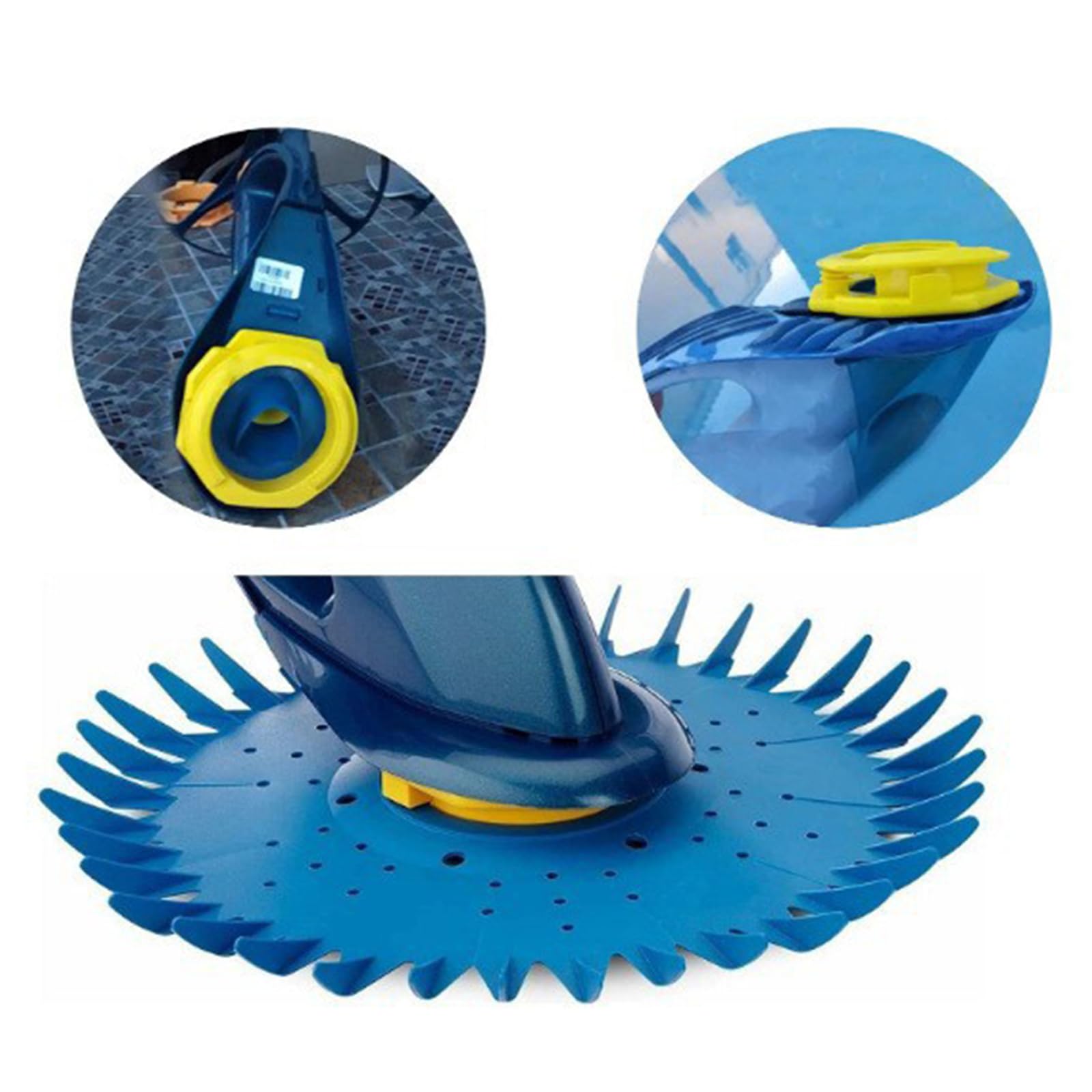 Limpiador de Piscinas con Sello de Disco con Aletas, Almohadilla de pie para G3, Lado de succión, limpiadores automáticos de Piscinas, diafragma W72880 W69039, Accesorios de Limpiador