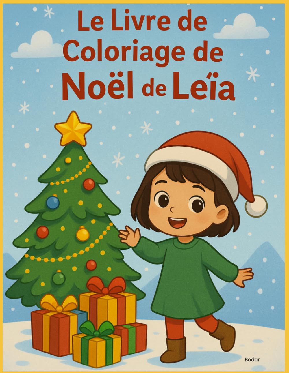 LE LIVRE DE COLORIAGE DE NOËL DE LEÏA