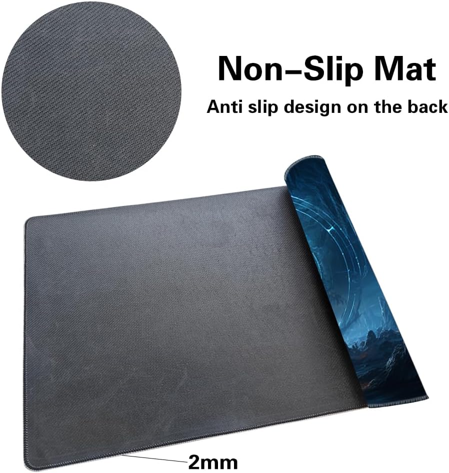 MTG Playmat - Non-Slip Backing Printing, Ideal for Card Game Enthusiasts TCG Playmat (Cave Quest-No Deck)