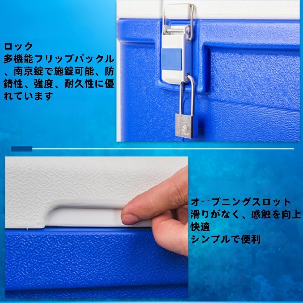 クーラー、冷蔵テイクアウトボックス、食品配達ボックス、食品を24〜36時間冷たく保ち、屋外では食品を冷たく、車内では暖かく保ちます