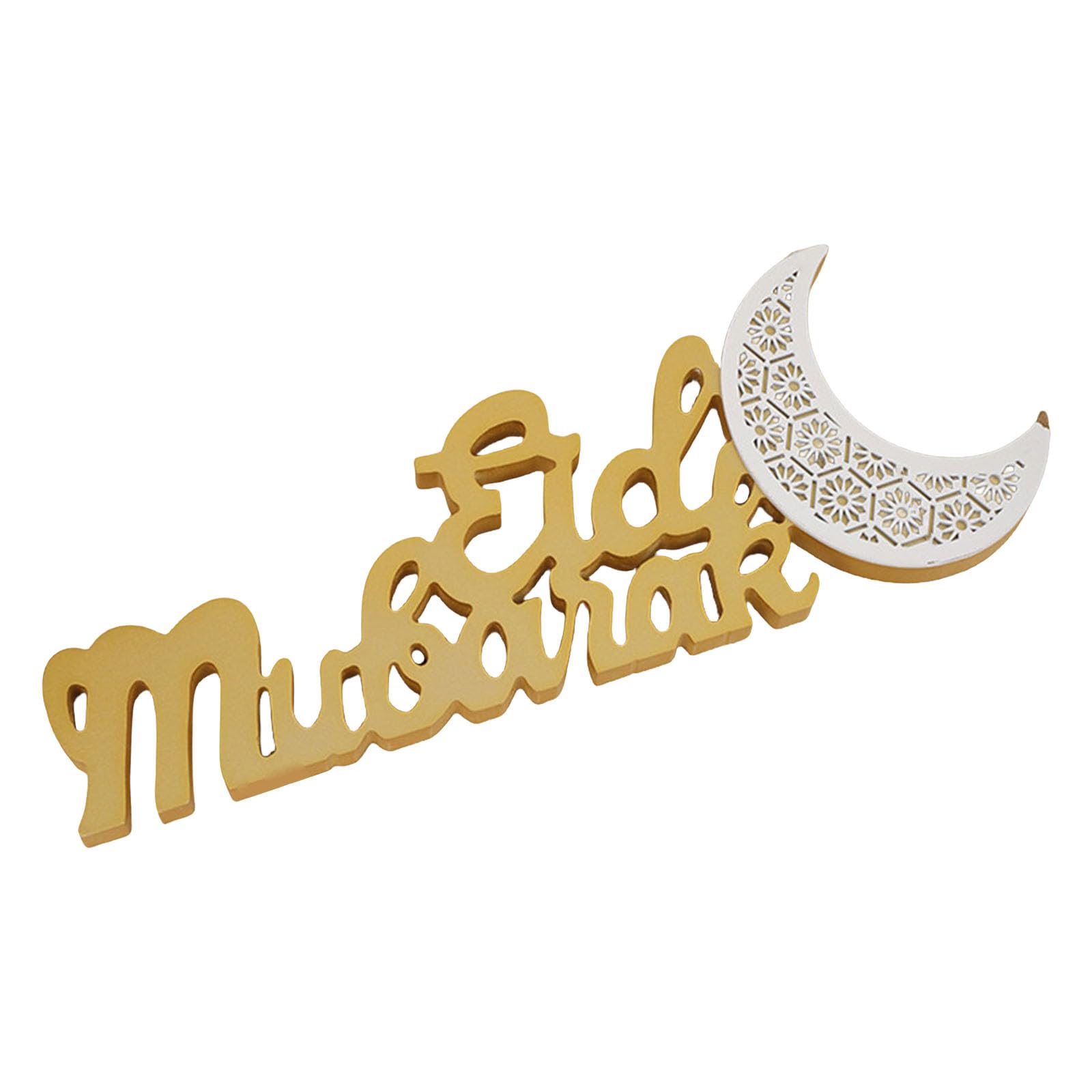 Hsioluted Eid Letter Decoration for Home and Celebration Sophisticated Desk Accessory Decorative Table Ornament Eid Celebration Decoration