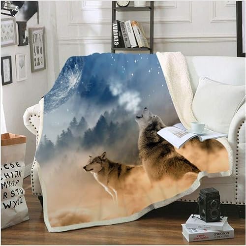 Miniatura 4 de Manta con estampado de caballo 3D, cómoda, cálida, suave y acogedora, manta de forro polar, manta reversible para sofá, cama, manta de TV, regalo