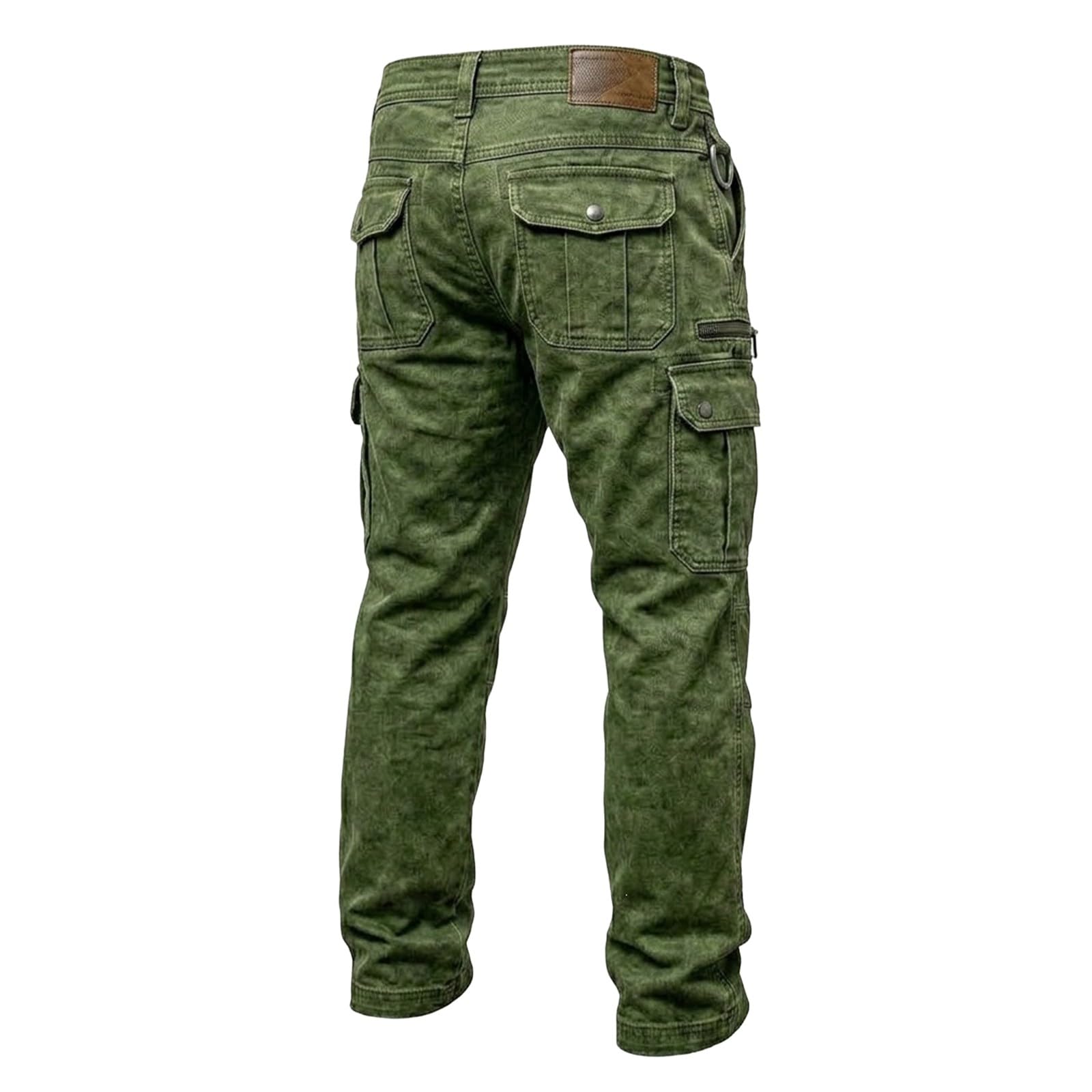 Arbeitshose Herren Stretch Cargohose Slim Fit Wanderhose Mit Vielen Taschen