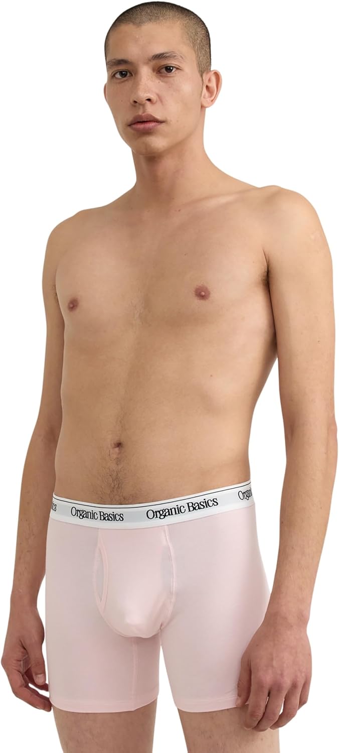 Organic Basics mens Easy 6" Cotton Boxer Brief Underwear - Image 4