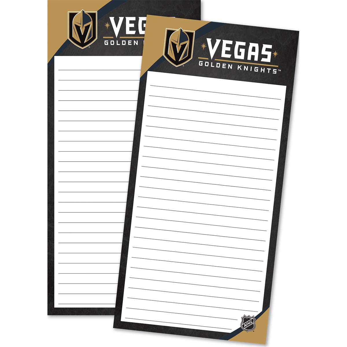 Turner Sports Vegas Golden Knights 2 Pack List Pad (8129110)