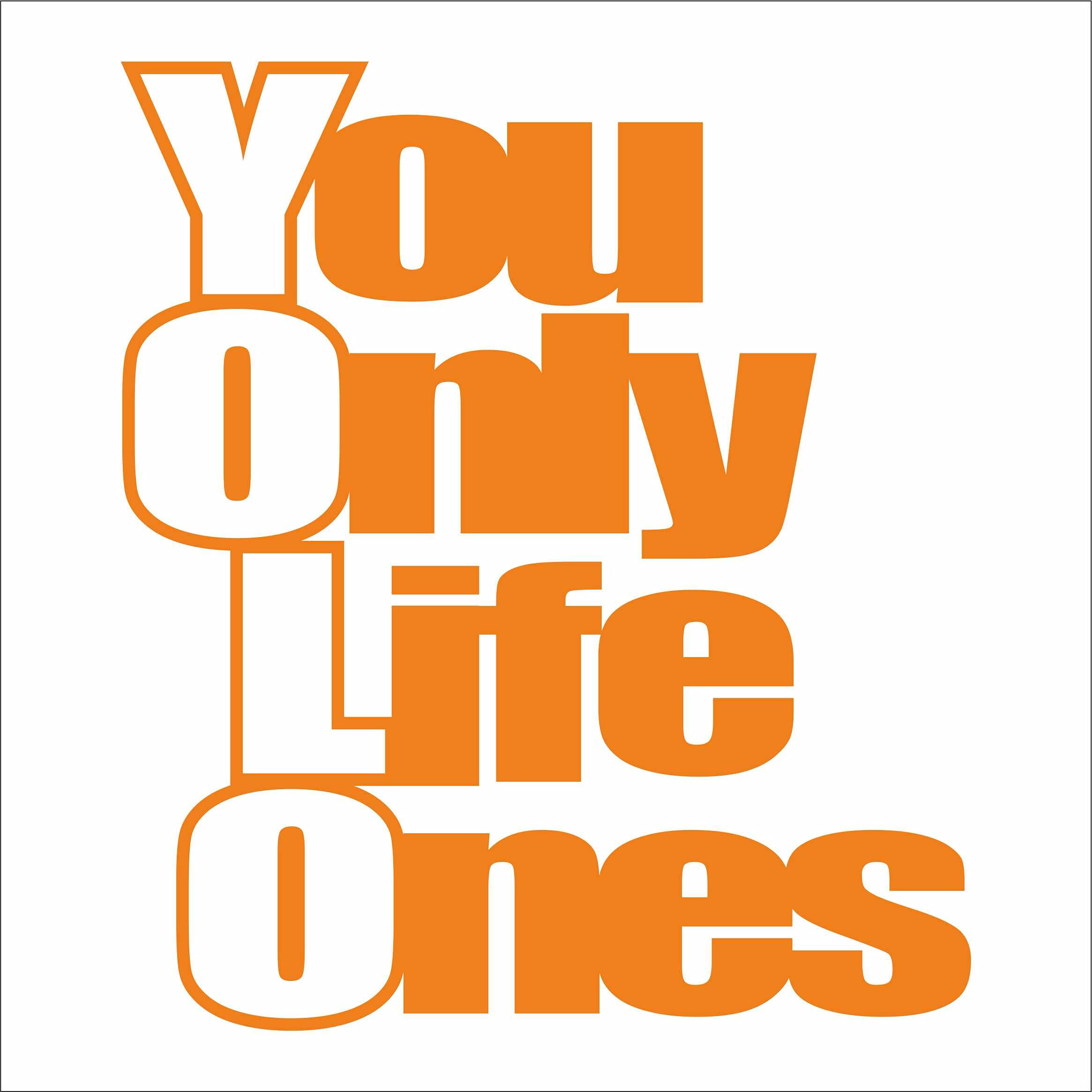 Amazon.co.jp: JINTORA ステッカー-カーステッカー - You only live 