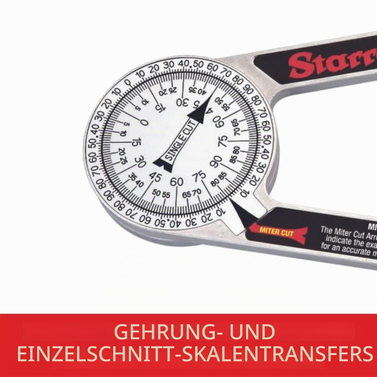 Starrett 505P-7 Gehrungssäge Winkelmesser