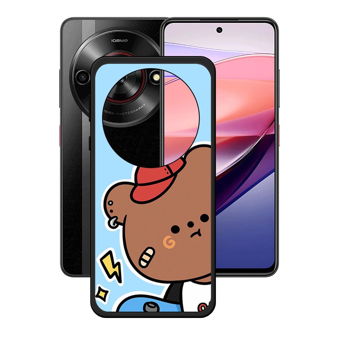 Cover per Nubia Focus 5G + Pellicola in Vetro Temperato (6.60