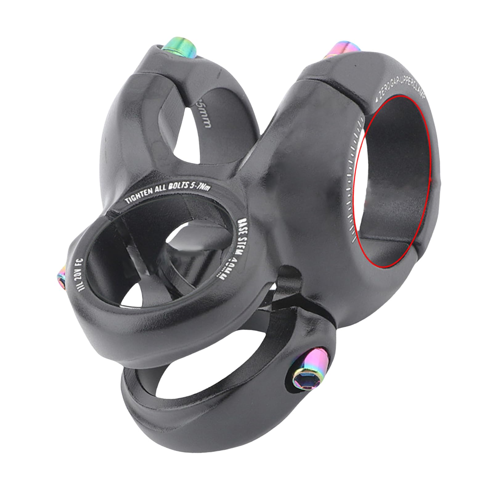 Attacco manubrio corto in lega di alluminio per mountain bike biciclette bilanciate accessori per ciclismo