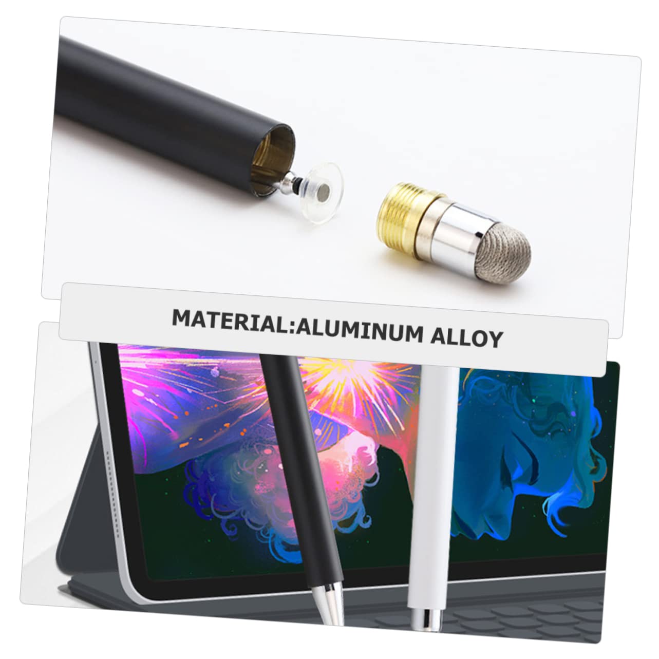 Housoutil 3 Set Di Strumenti Di Scrittura Con Stilo Per Ragazzi E Ragazze Universali Per Tablet Cellulari Ed E-reader Punta Liscia Antigraffio 2 Pezzi*3