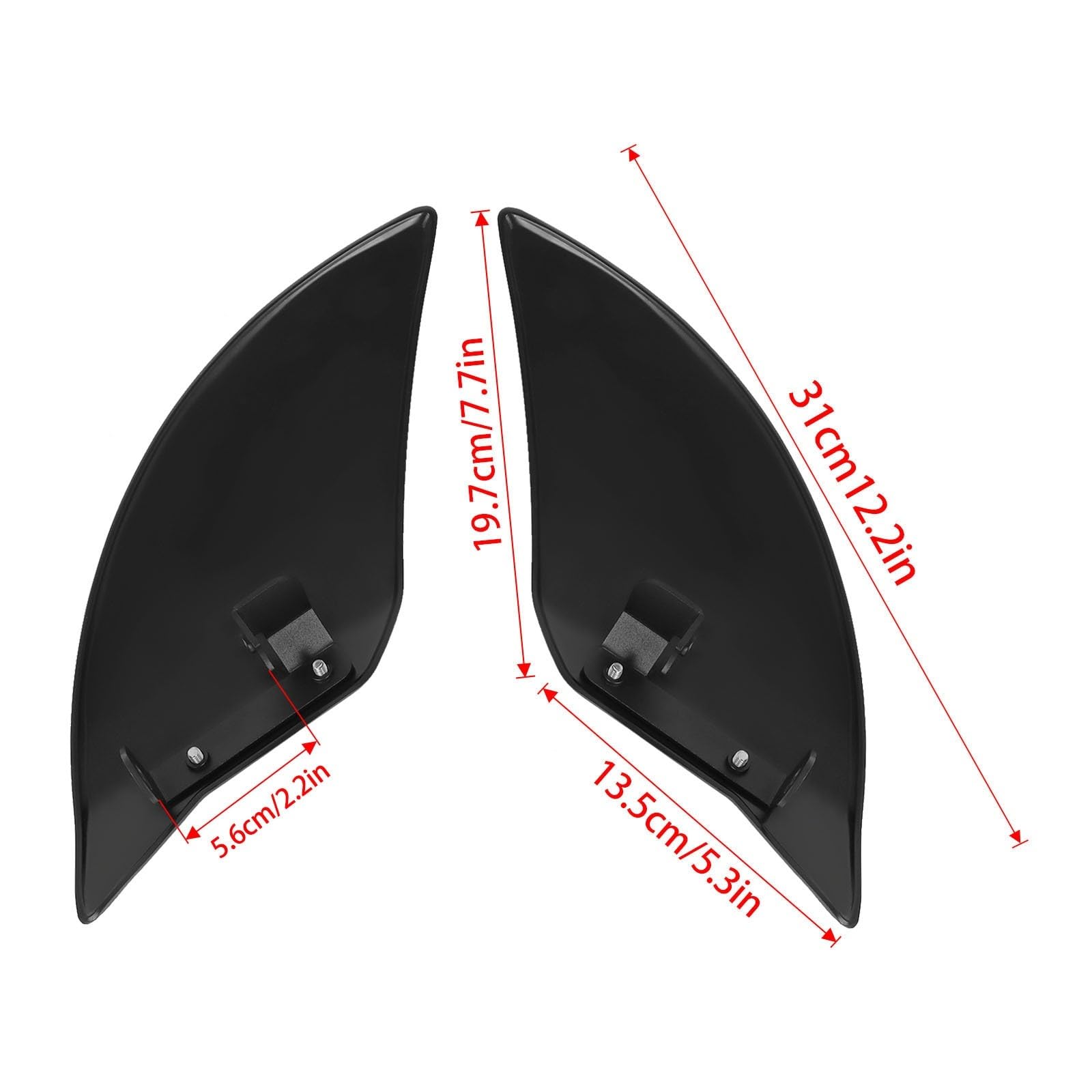 Compatible con Conducto De Refrigeración De Pinza Yamaha TMAX560 XP560E. | Ajuste directo con pernos, protege la pinza, aumenta el flujo de aire y refina la apariencia(Twill pattern lower)