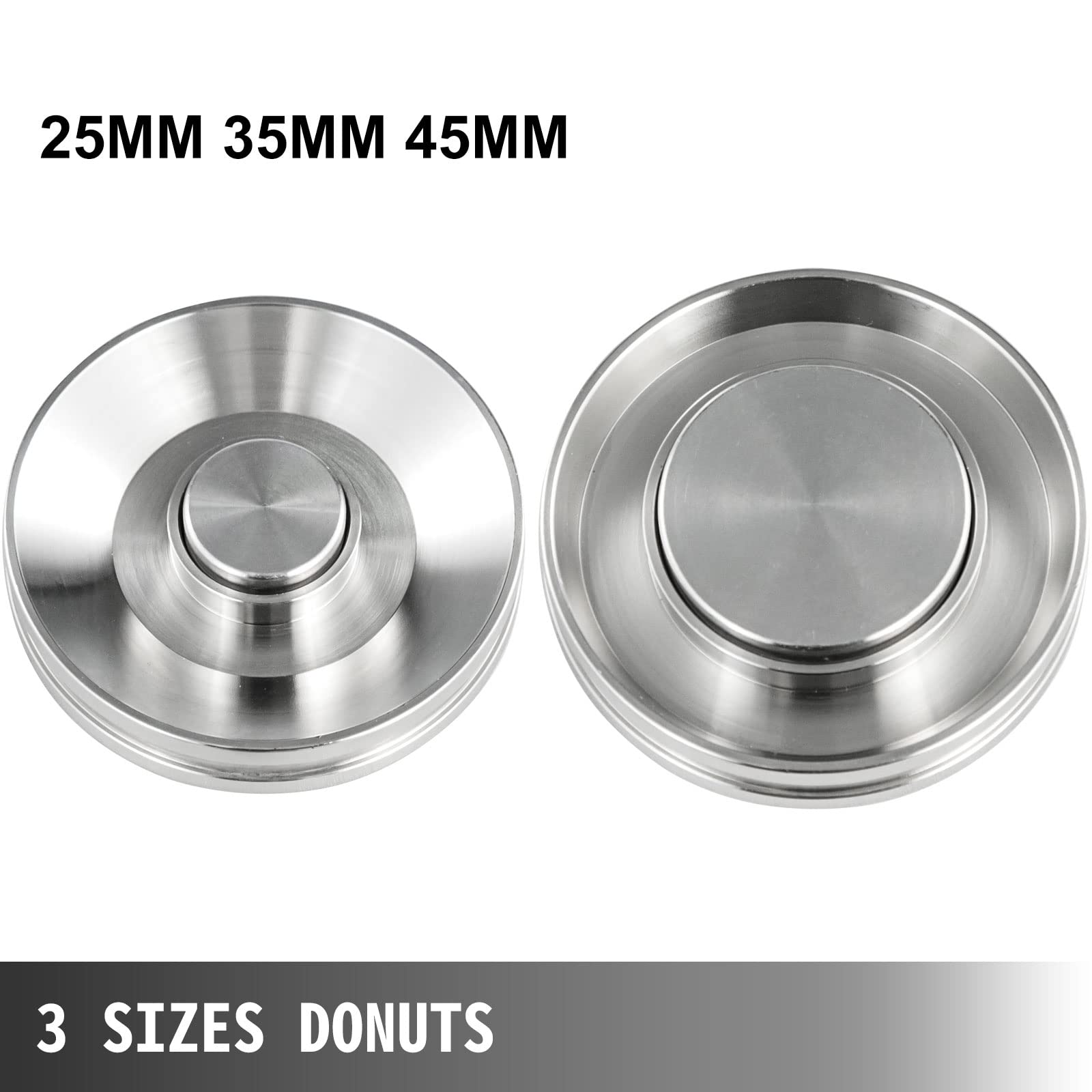 Máquina automática para hacer donas con múltiples moldes y construcción de acero inoxidable