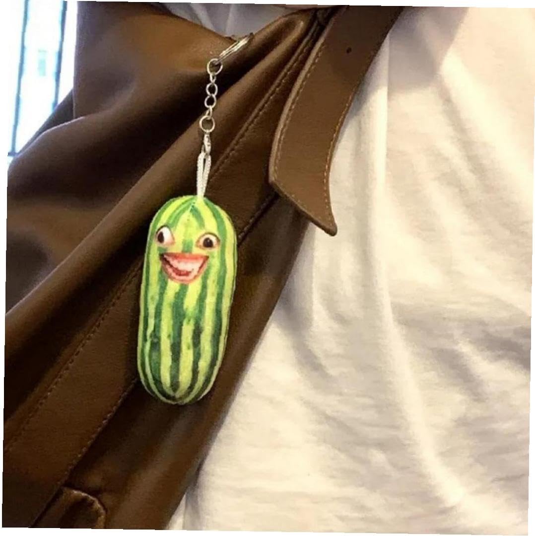 Amazon.co.jp: 面白い スイカ キーチェーン キーホルダー 話すスイカ