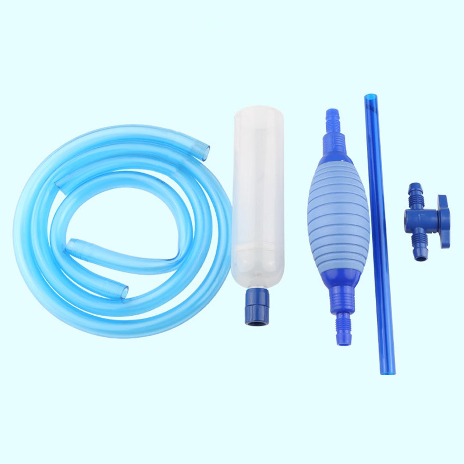 Generico Aspirateur pour aquarium pour la maison – Siphon avec pompe pour aquarium, outil portable pour le changement | Nettoyant pour aquariums pour étangs, fontaines, salés, desserts