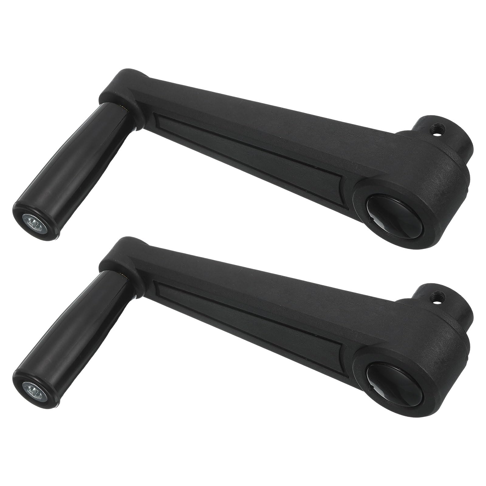 uxcell 2Pcs 14x157mm (Dia x L) Revolving Handwheel Machine Handle