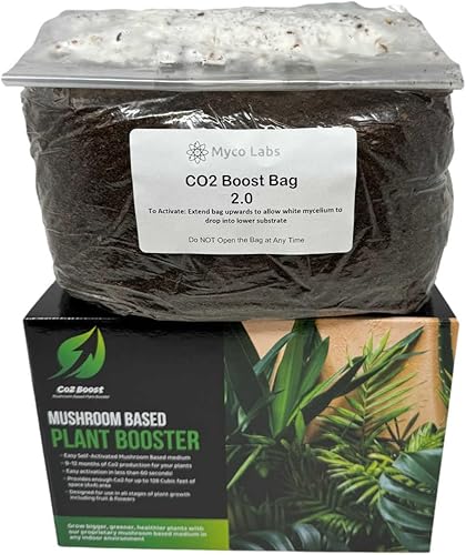 Co2 Boost Bolsa de cultivo de hongos autoactivados para plantas, salas de cultivo y tiendas de campaña 2.0
