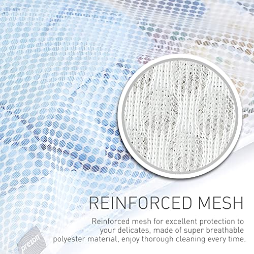 Prezon Mesh Laundry Bags, Washing Machine Wash Bags, Reusable and Durable Mesh Wash Bags for Delicates Blouse, Hosiery, Underwear, Bra, Lingerie Baby Clothes - 3M - Image 2