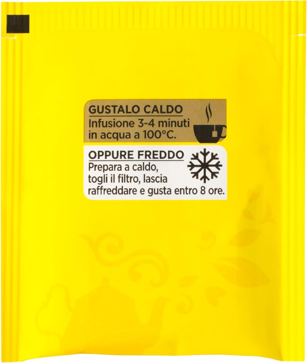 Italian Gourmet Schwarzer Tee Zitrone, 12er Pack 12 x 25 Teebeutel (50 g), Lemon Scented Tea, aromatisierter Schwarztee mit Zitronennote, einzeln verpackte Beutel + Italian Gourmet Polpa